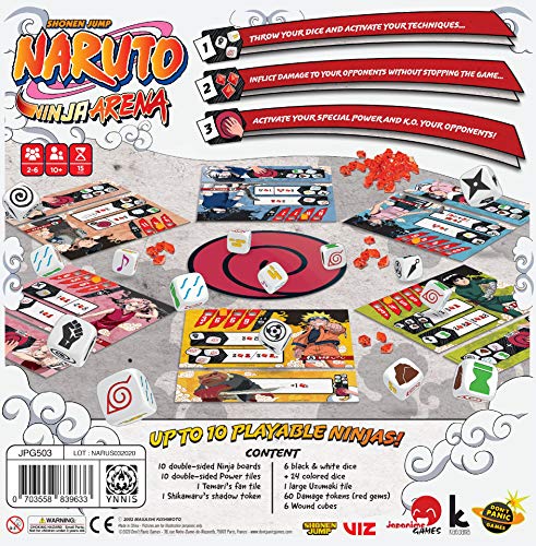 Japanime Games Naruto Ninja Arena Complete Set miniatura 4