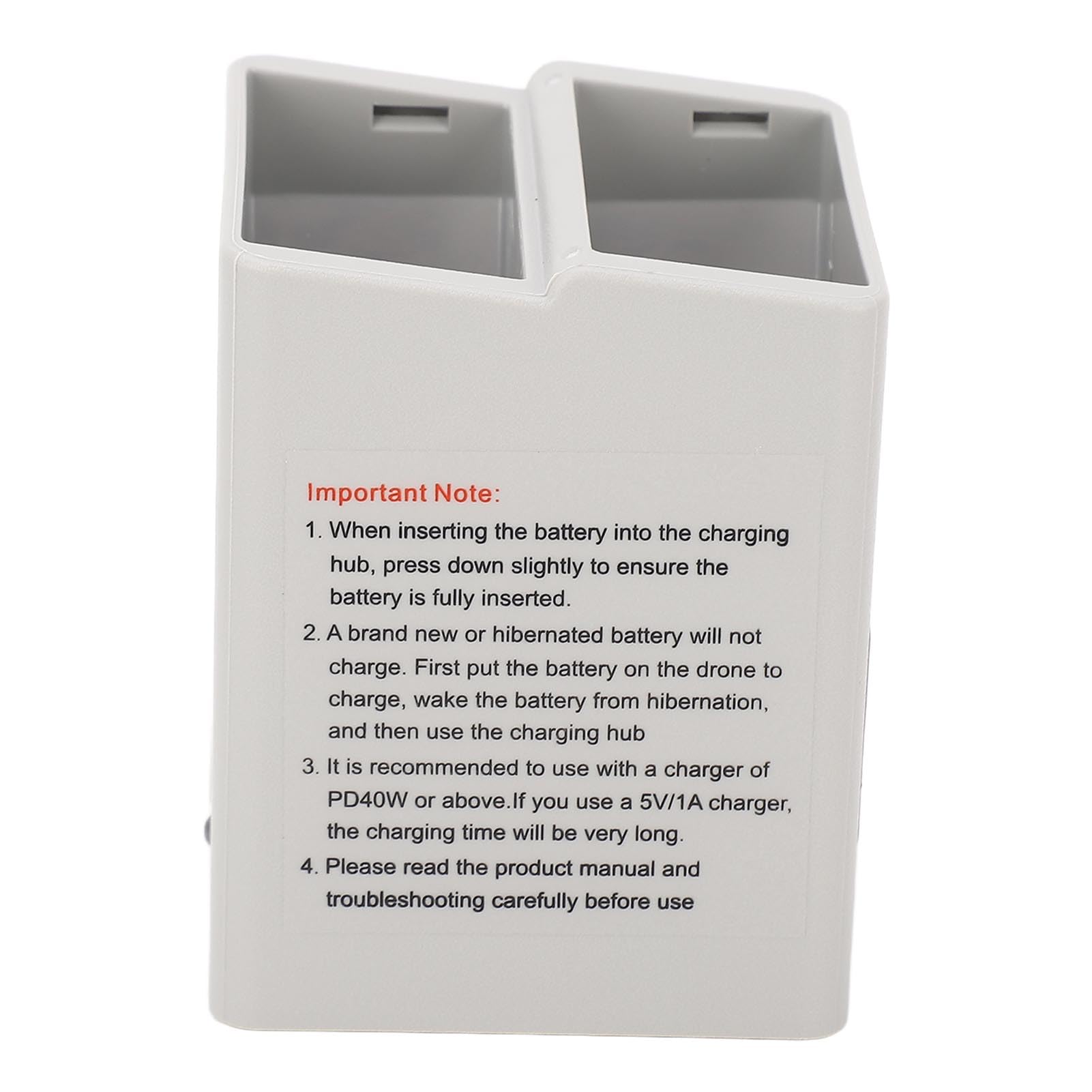 2 Way Quick Charging Hub for Mini 3 Pro, Efficient & Portable Drone