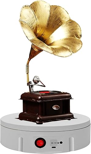 Miniatura 36 de JAYEGT Soporte de exhibición giratorio motorizado, carga de 330 libras, tocadiscos eléctricos giratorios de 360 grados para exhibición de productos