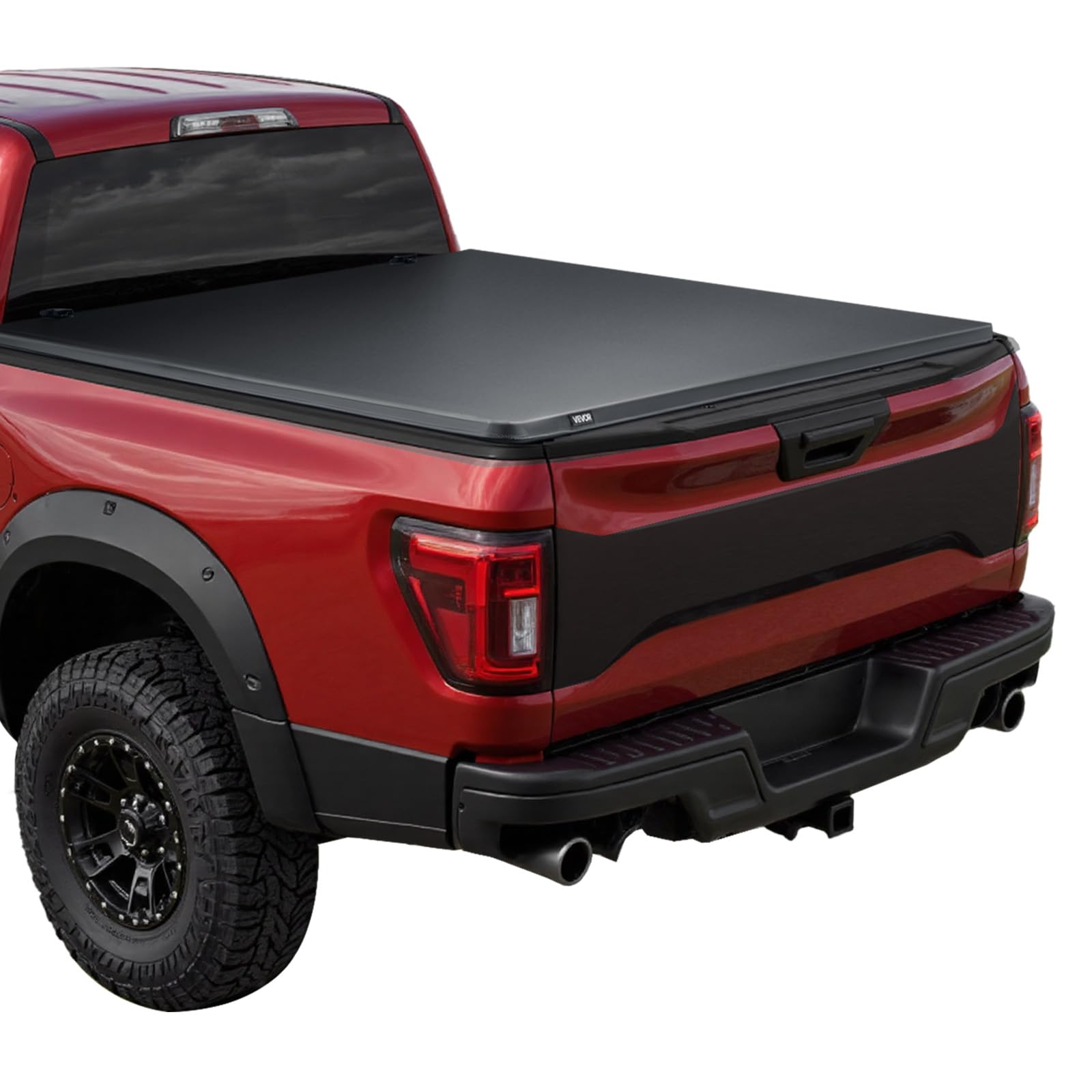 Photo 1 of **DIRT**VEVOR Soft Roll-Up Truck Bed Tonneau Cover, Compatible with 2017-2025 Honda Ridgeline, Fits 5 ft (5 ft 4 in/64 in) Bed, Triple-Layer Heavy-Duty PVC Tonneau Cover with Three Aluminum Alloy Support Bars