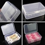 6 Pcs Clear Plastic Playing Card Case - Deck Box Holder With Storage for Card Games (B)