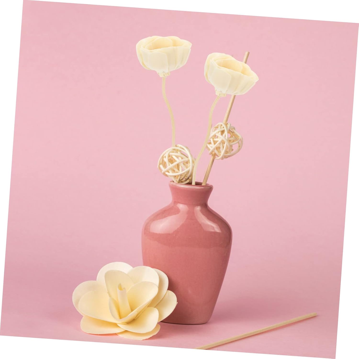 50pcs Diffuser Sticks Unique Flower Design for Bottles Decorative Fragrance Diffuser Tools for Relaxing Home Ambiance