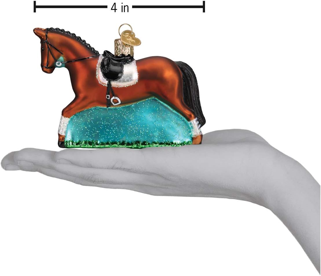 Old World Christmas Dressage Horse 4x3