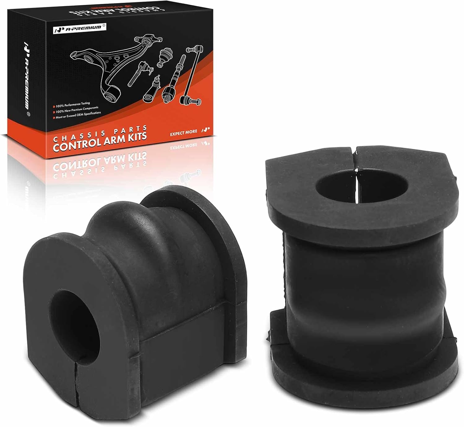 A-Premium 2 x Rear To Frame Sway Bar Bushing Kit, Compatible with Nissan Altima 1993-1997, Pathfinder 1996-1999