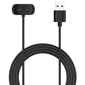 Charger for Amazfit T-Rex Pro, Bip 5, Bip 3, Bip 3 Pro, Bip U Pro, GTS 4 Mini, GTS 2/2e, GTR 2/2e, GTR mini, Active SmartWatch Charging Cable Cord 1 Pack 3.3ft
