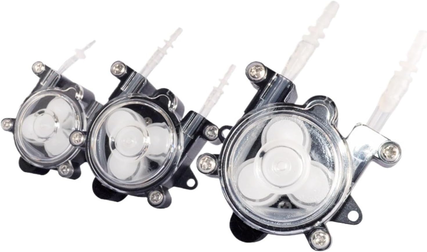 6V DC Dosing Pump Peristaltic Head for Lab Analytical Water 0-150ml/min(1X3 tube 23ml,6V)