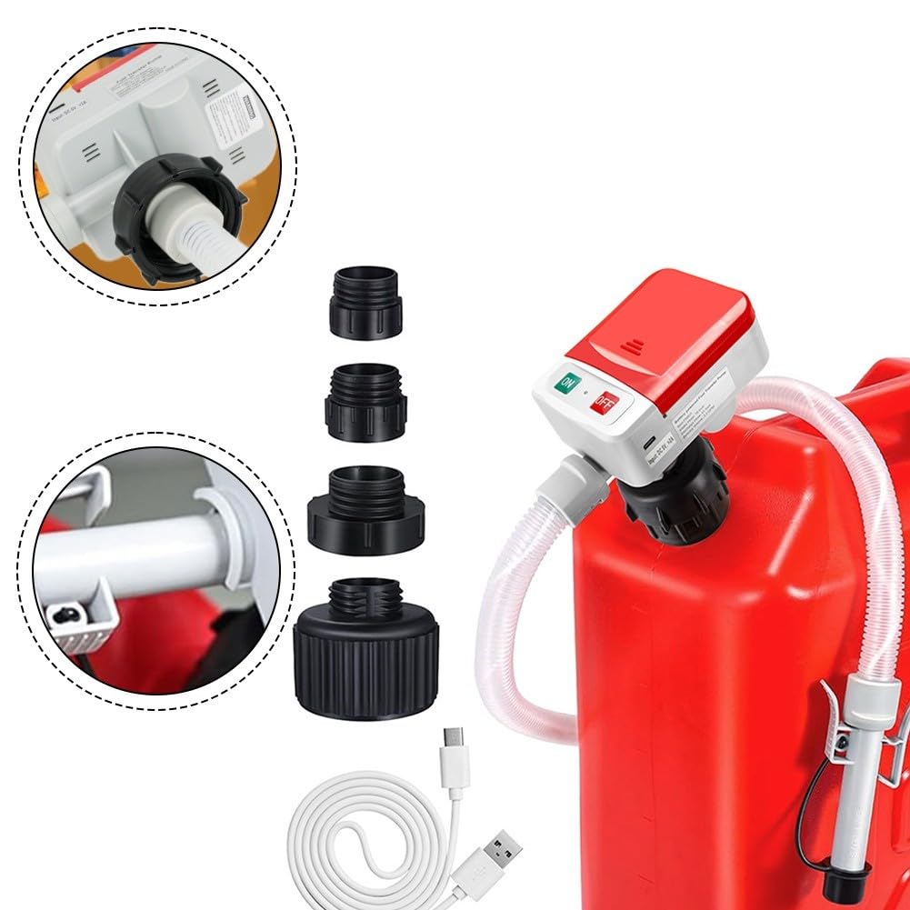 Pompa Carburante 12L/min Arresto Auto Pompa Carburante 12L/min | Arresto , sensore sicurezza, previene fuoriuscite, 12L/min flusso, ideale diesel