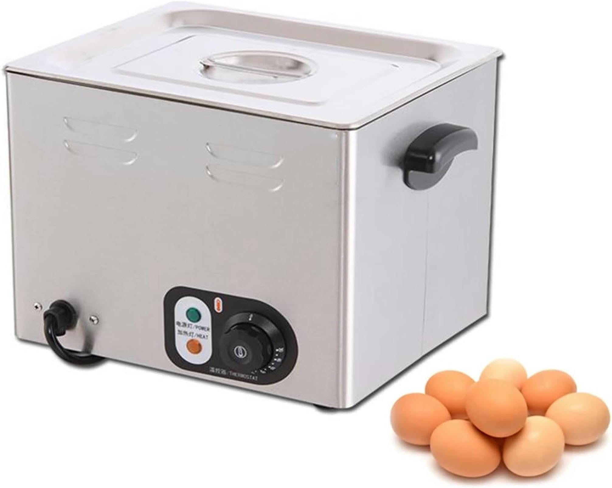 Batidora de Huevos Comercial, Equipo de refrigerio de Huevos de Aguas Termales, máquina Totalmente automática con Control de Temperatura Constante de 30 a 110 °