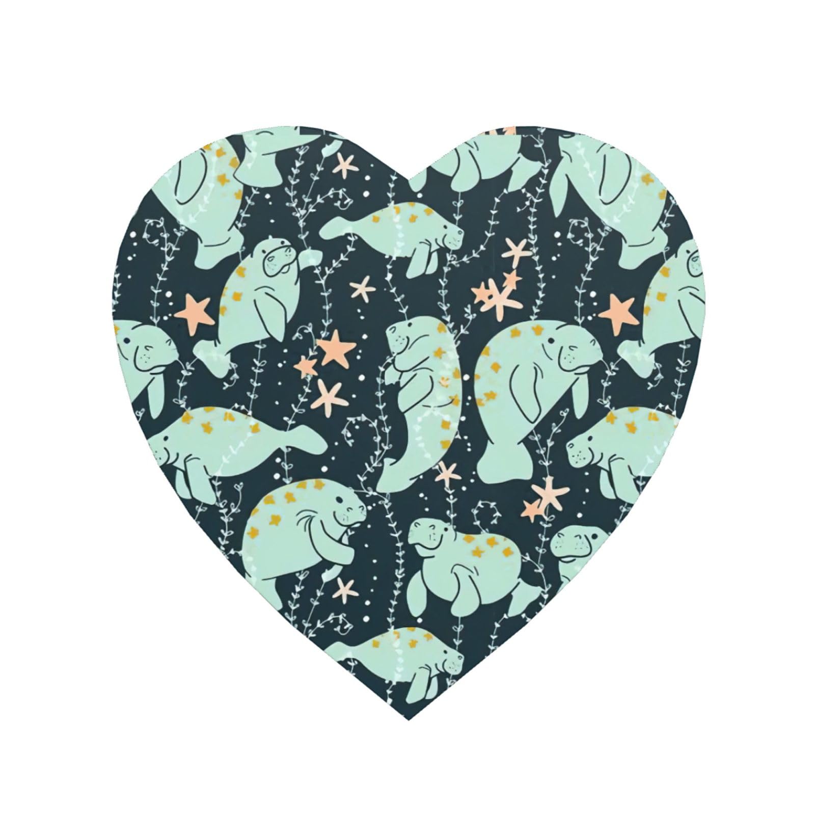 Manatee Animals Calf Print Refrigerator Magnet,Magnets For Refrigerator Decoration, Kitchen, Office, Wall