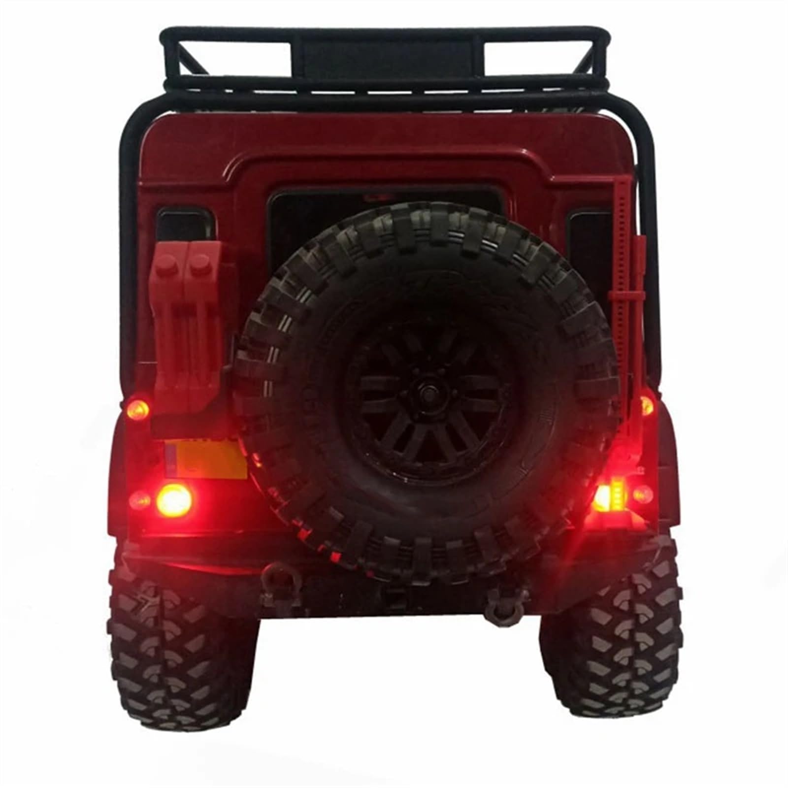 Luci a Modello RC Compatibile con per traxxas TRX-4 per Defender 1/10 RC Crawler Auto Luci Posteriori Anteriori IC Lampada Gruppo Kit Sistema di Illuminazione Luce Anteriore