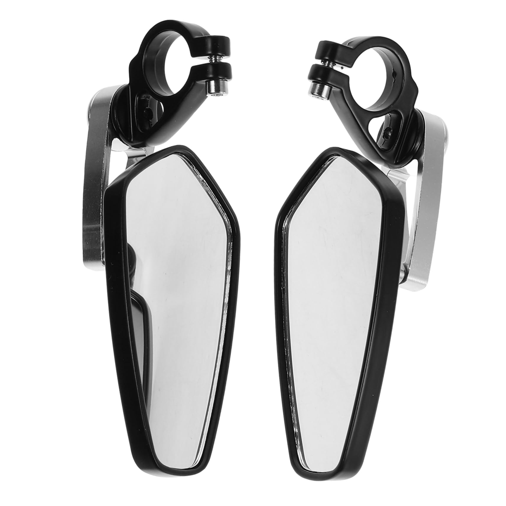 Miroir Rétroviseur Moto Style Rétro Rétroviseurs Latéraux pour Guidon Moto avec Caméra Embarquée Aluminium pour Tout-