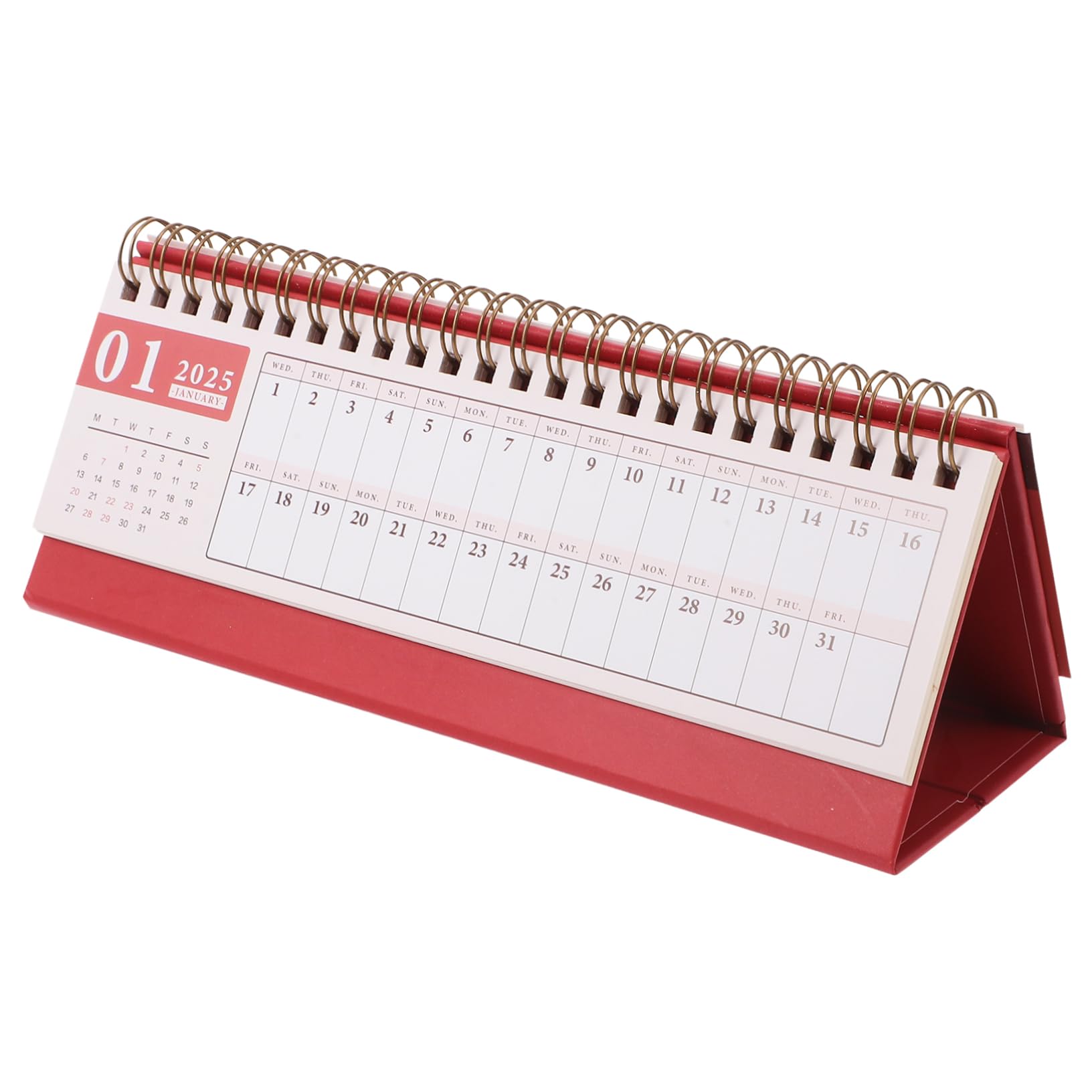 Housoutil 4 Pezzi Scrivania Orizzontale Mini Compatto per Ufficio e Aula Planner Elegante e Portatile per Organizzazione Quotidiana