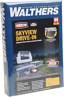 Skyview Drive-in Theater 933-3478 HO Scale Model Railroad - Structure Kit