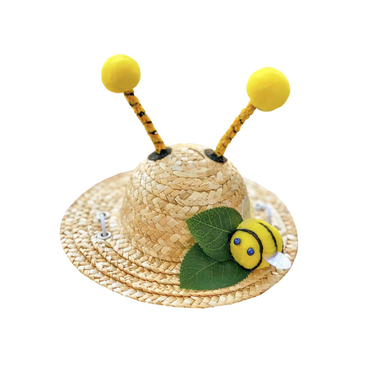 BESTonZON Fashionable Kitten Cool Hat Pet Head Ornament for Summer Parties Comfortable and Stylish Sun Hat for Dogs and Cats Lightweight Easy to Wear for Family and Holidays