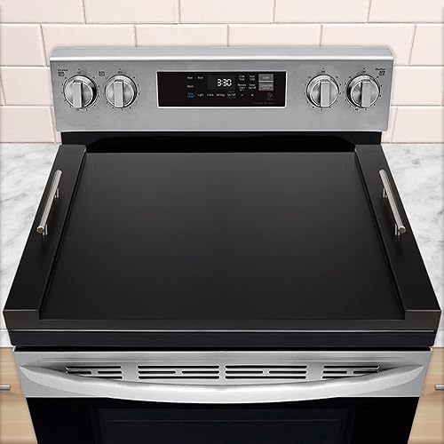 Tabla para Estufa de Fideos de 30"x22" Cubierta de Estufa para Estufas Eléctricas y de Gas, Cubierta de Tope de Estufas de Bambú para Espacio