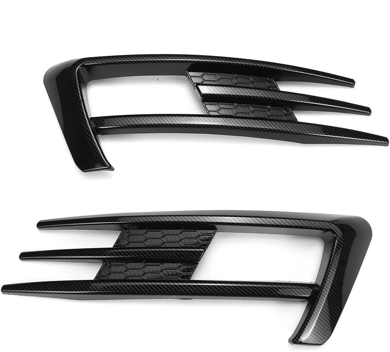 Feu antibrouillard Golf 7 GTI grille cassée solution de remplacement look carbone