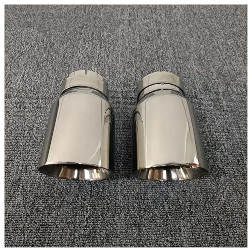 Embouts d'échappement voiture silencieux inox bord biseauté 57mm 89mm