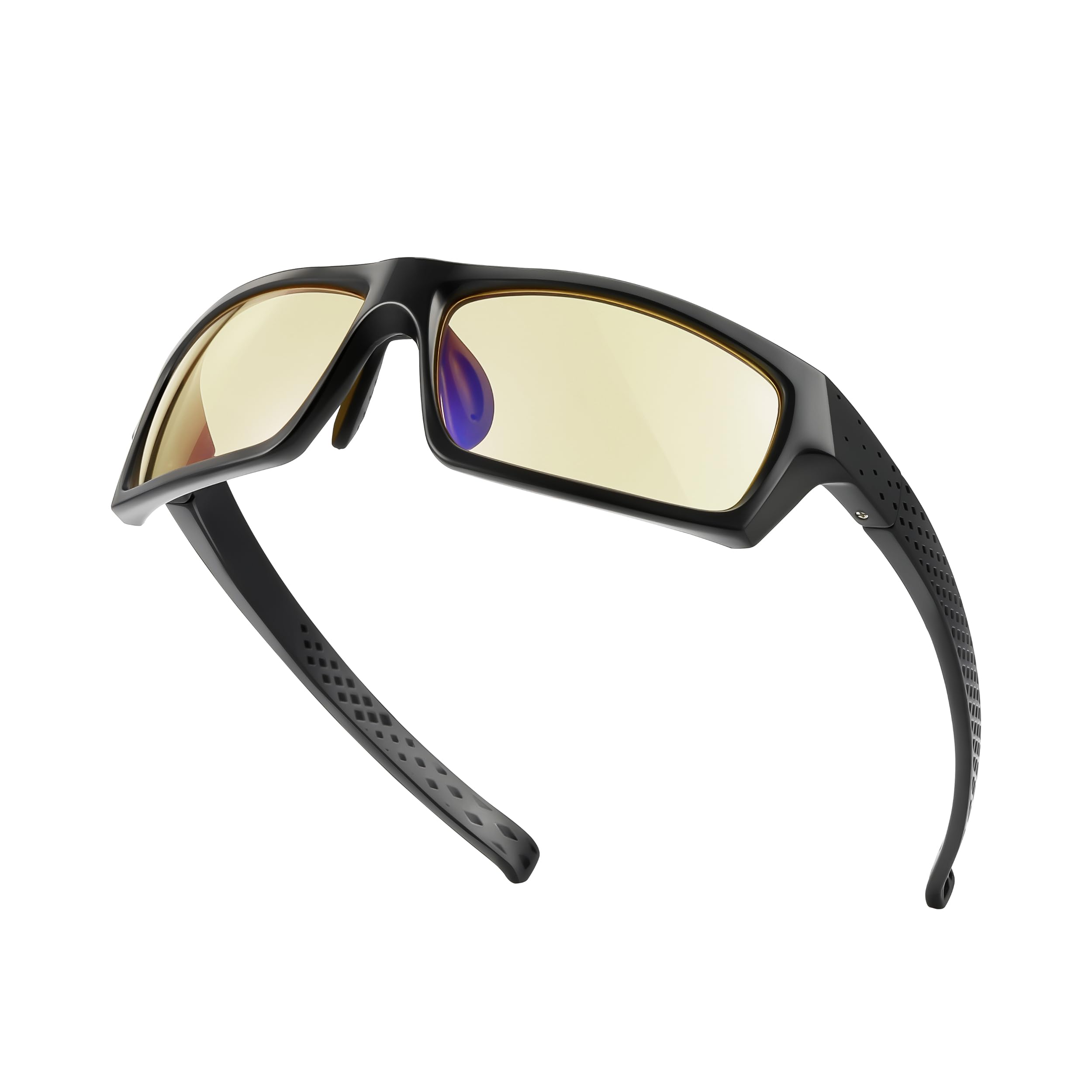 MVICRDU Gaming Glasses Computer Blue Light Blocking Glasses, Filter 99% Blue Light, Relieve Eyestrain, Improve Sleeping