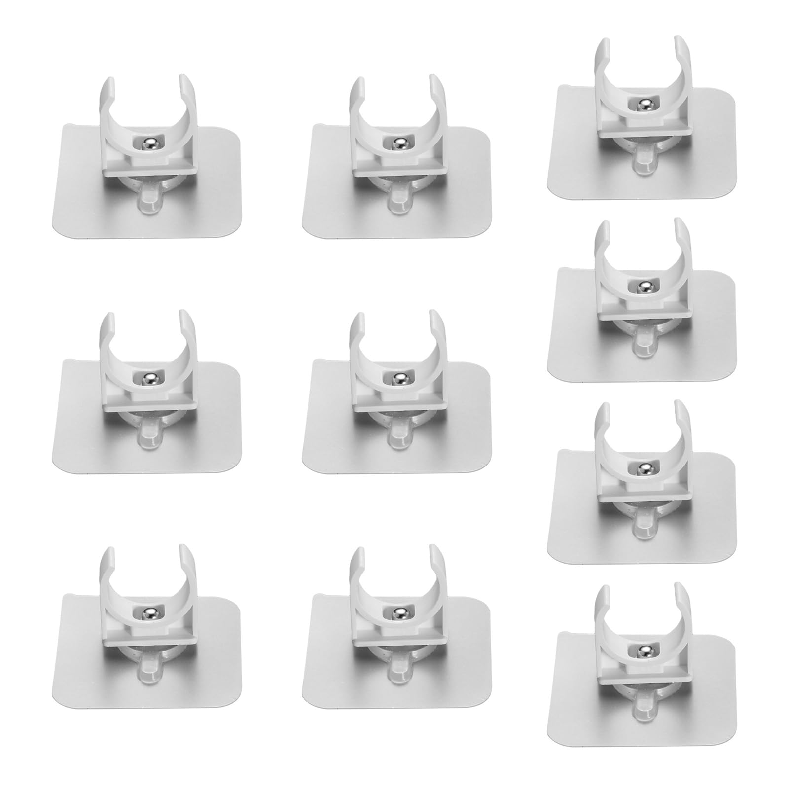Zhangyezhan 25Mm 10Pcs Pipe Holder Wall Fixing Pipe Brackets Mounting Clamps Home Renovations For Various Installation Need Wall Mount Clip