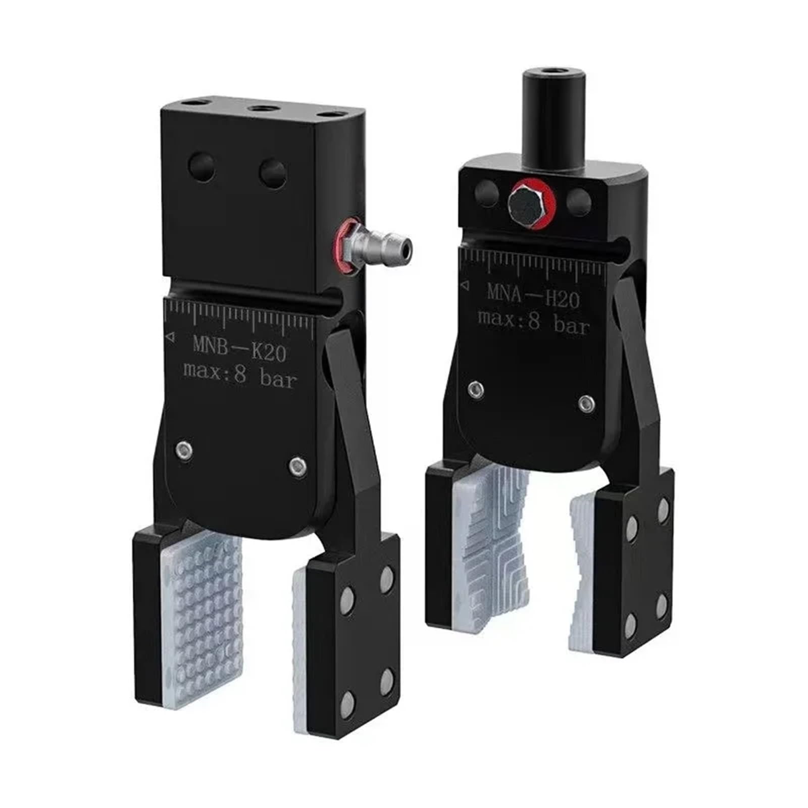 1pcs with MINIB Sensor Flat Patch and Wide Open Grab Air Cylinder Robotic Pneumatic Mini Robot Gripper Clamp(MNB-K25)