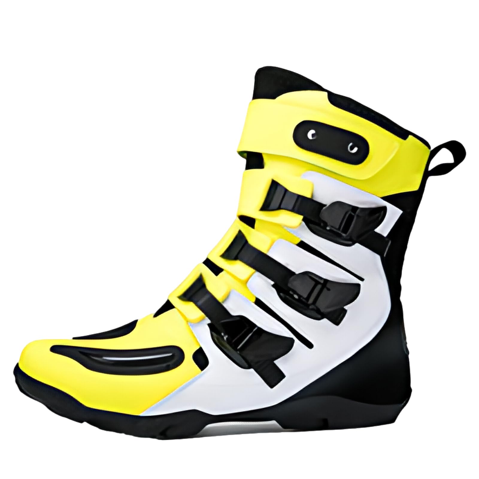 Stivali da Moto,Stivali Moto Traspiranti Uomo,Stivali Motocross,Stivali Moto in Pelle,Stivali Moto Uomo Touring,Stivali Moto da Pista Racing,Protezione Caviglia,per Le Corse e Il Turismo