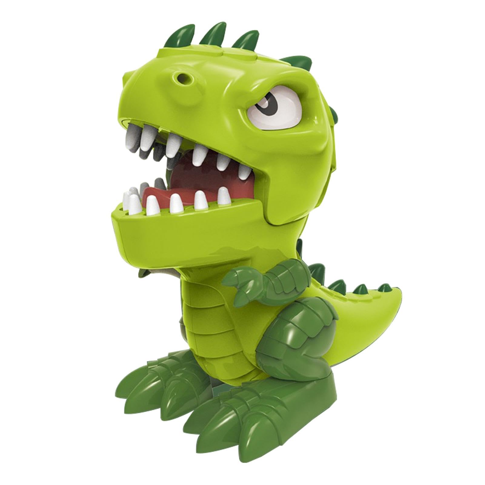 Juego de dentista de dinosaurio, juguetes para dientes de dinosaurio | Pequeños juegos de dedo para morder al dentista de mesa de dibujos animados,Lindos juguetes divertidos, juego de empujar los dien