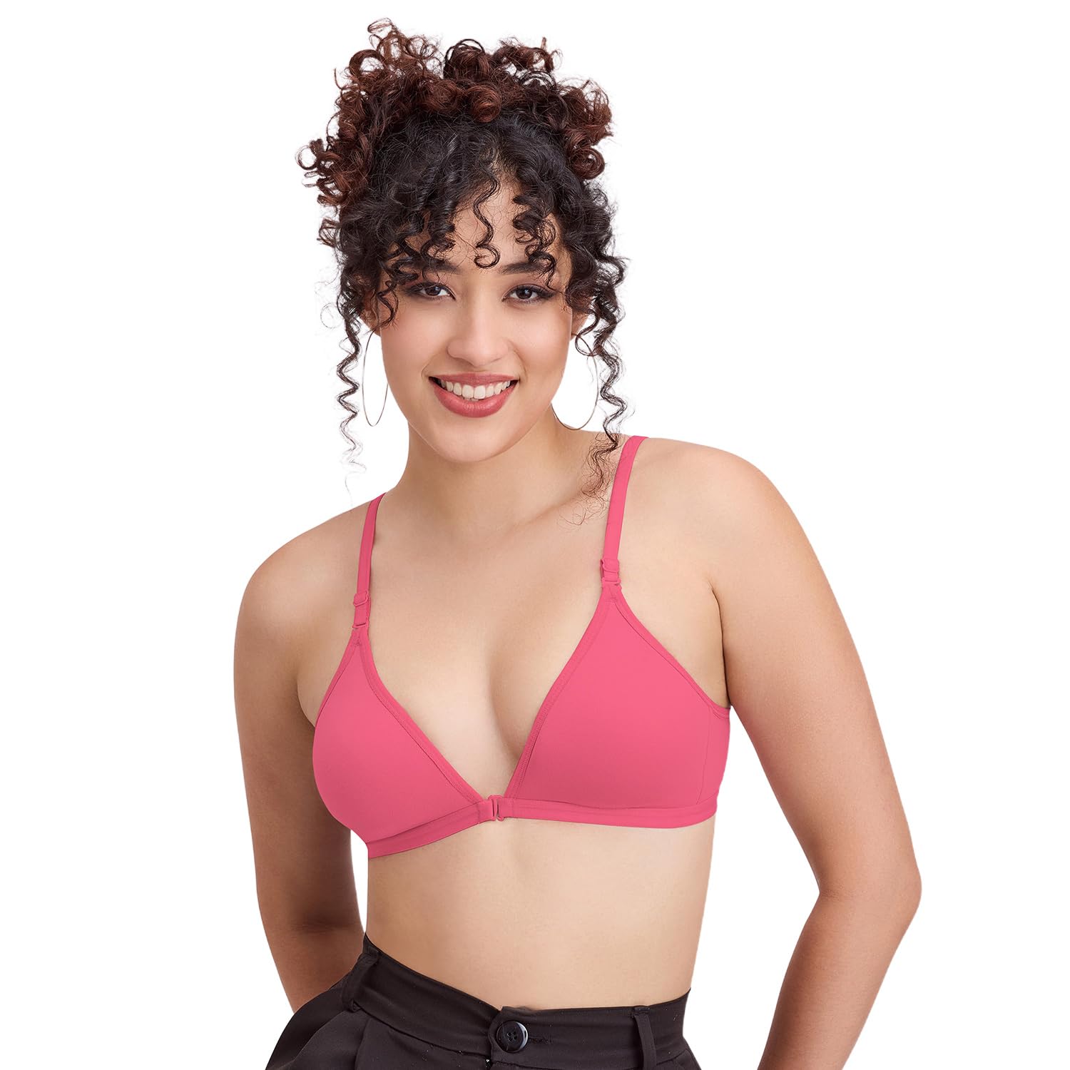 Daily Comfort Front Open Bra for Women Easy Closure Support Pack of 1-picture-10
