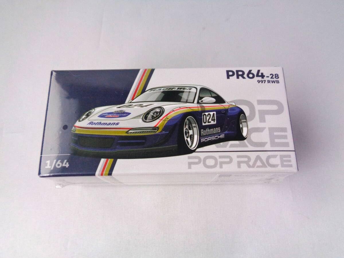 Amazon | ポップレース POP RACE 1/64 RWB 997 RED BLUE PR64-28 ②