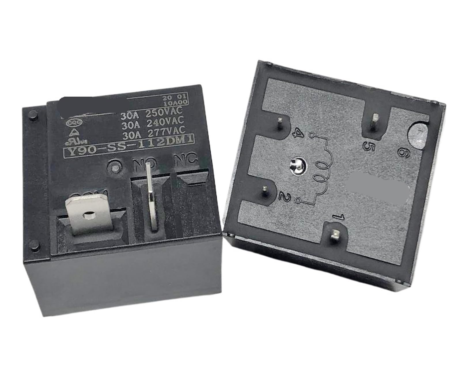 Yzwrwrmktb One Color 1Pc Y90-Ss-112Dm1 12V (T91-1A-12V-30A) Heater Relay 4 Pins