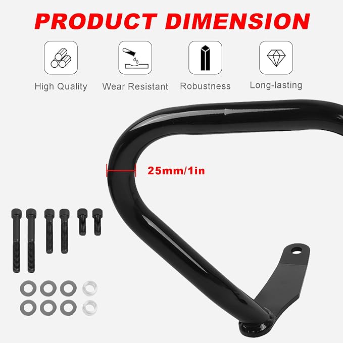 Barras de protección para alforjas Harley Softail FXLRST miniatura 5