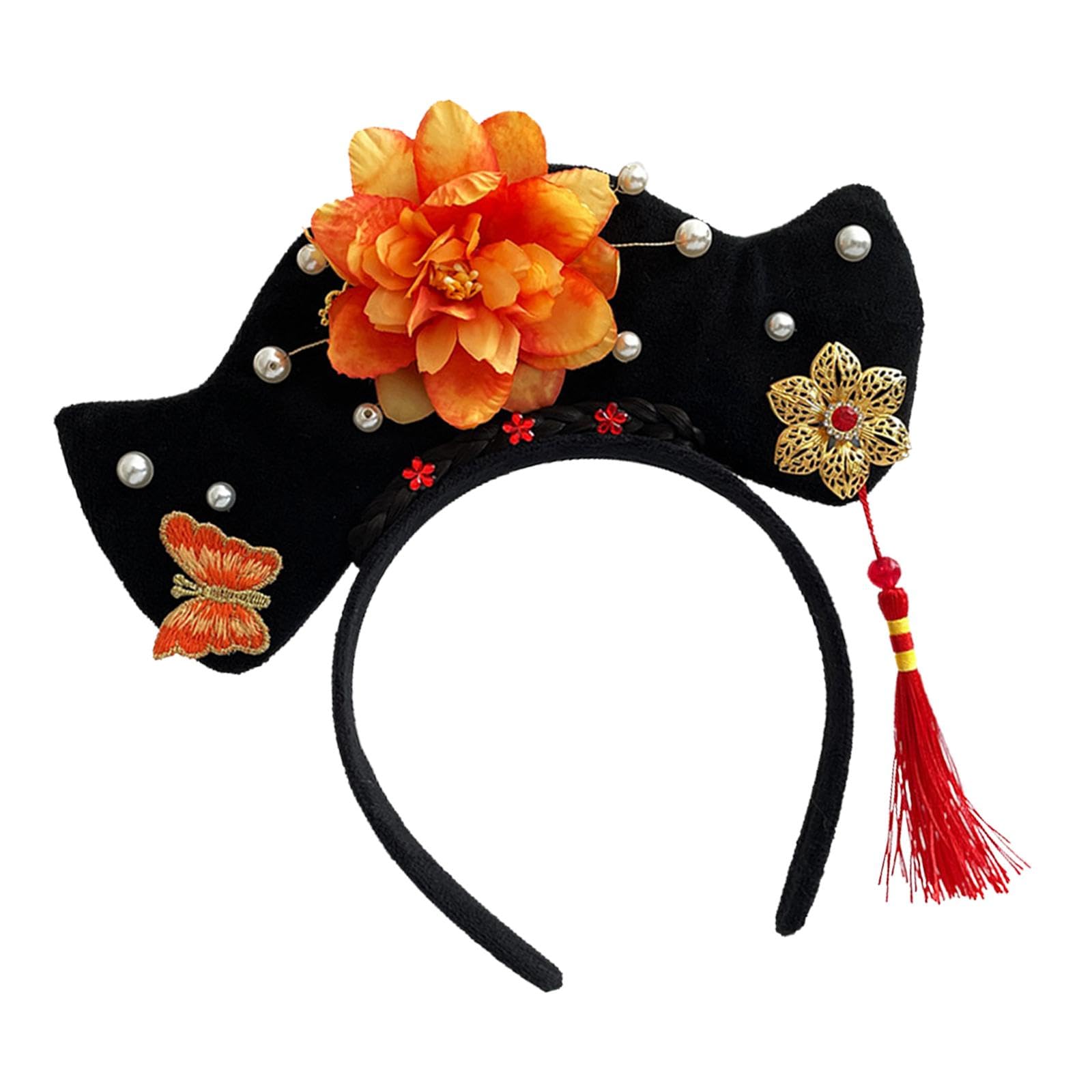 MERISHOPPChinese Headwear Empress Headdress Headgear Hair Band Flower Hanfu Hair Hoop Style K|Clothing, Shoes & Accessories | Womens Accessories | Hair Accessories