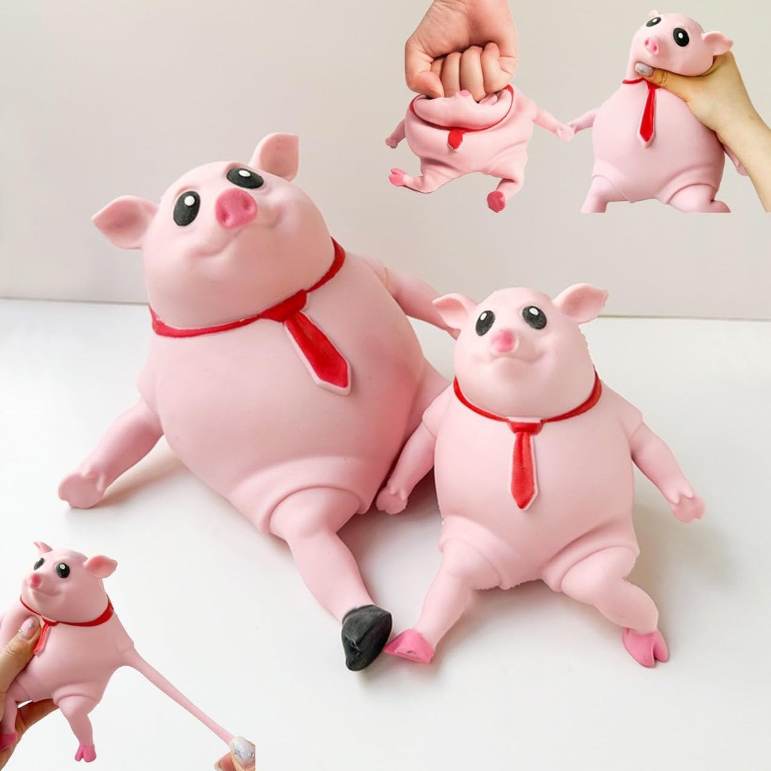 Amazon | スクイーズ ブタ ストレス解消グッズ ストレッチおもちゃ