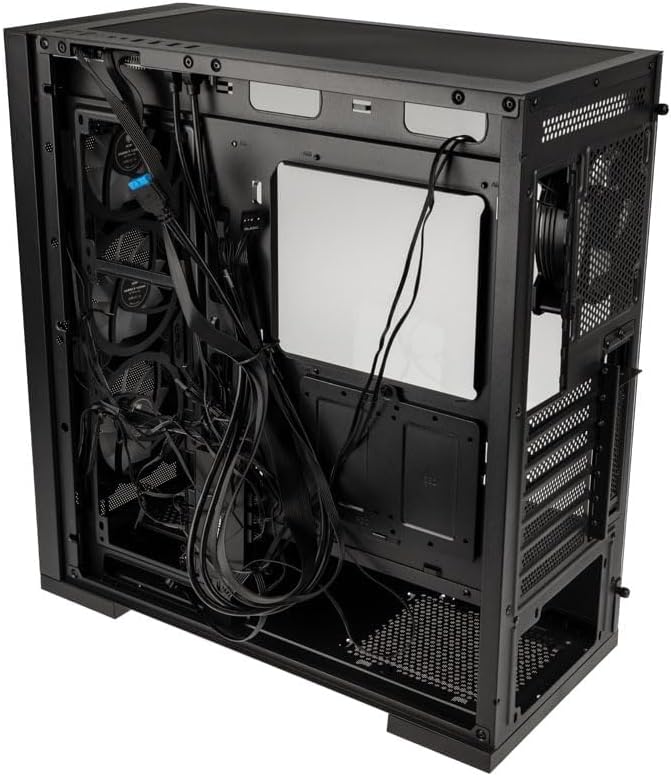 דערציען view of Kolink Unity Peak showing cable management area