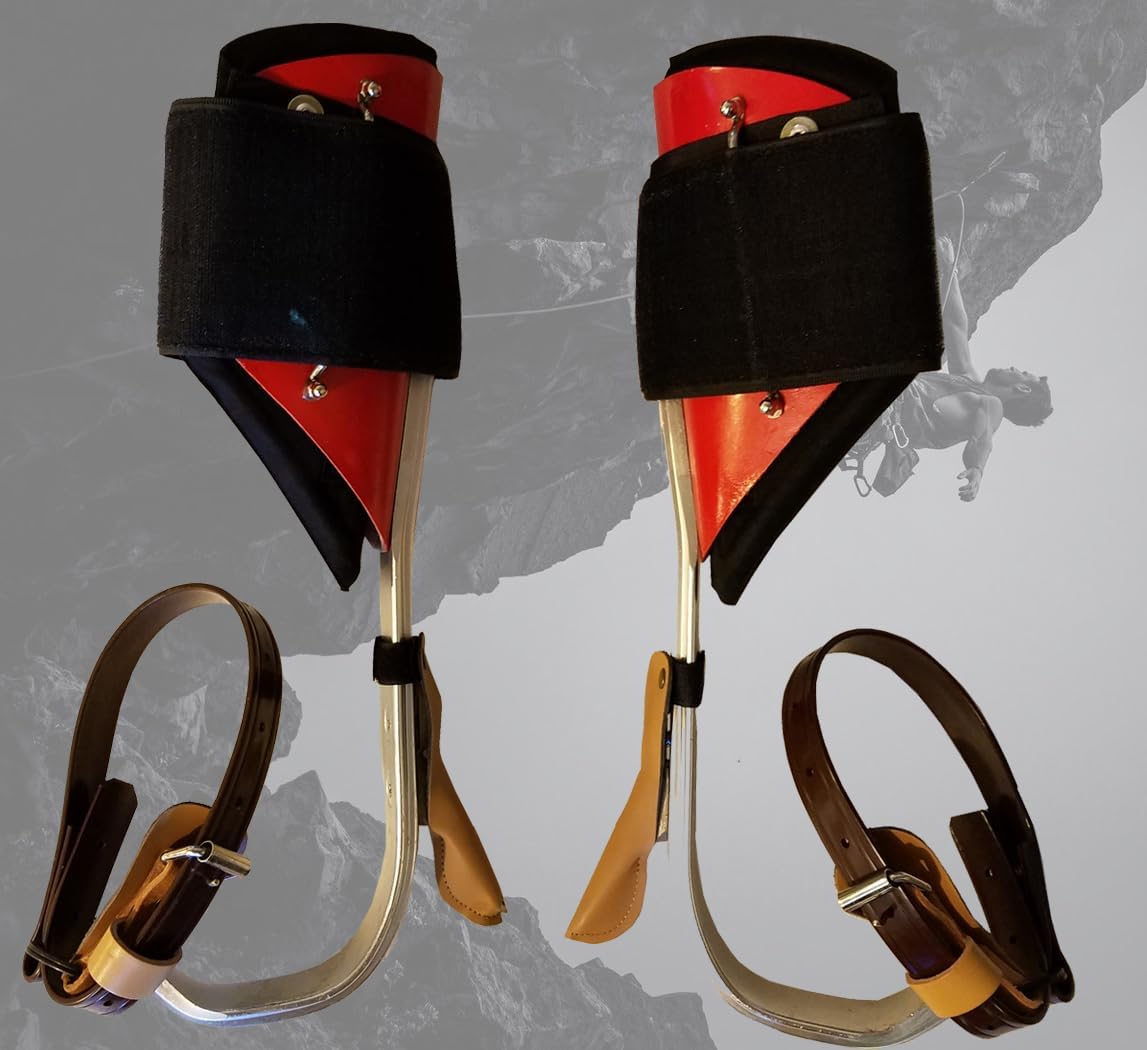 Tree Climbing Spike Set Aluminum Climbing Spurs Adjustable Tree Graff Sports