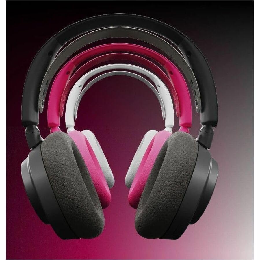 Image of SteelSeries Arctis Nova 7 Wireless Gen 2 Gaming Headset - Real-Time App Control, 50+ HR Play, Neodymium Drivers, Mix 2.4GHz /Bluetooth, PC, PS5, PS4, Switch 1 /2, Mobile - Magenta