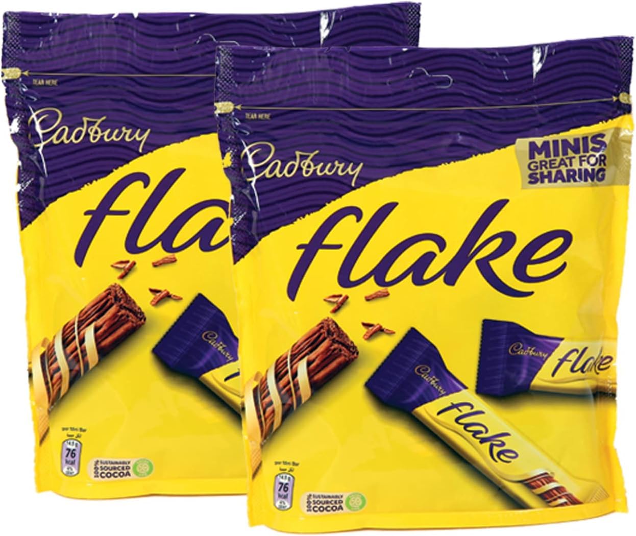 Cadbury Flake Minis Chocolate Bag Value Pack 2 x 159.5 g