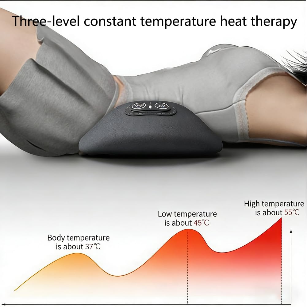Terapia della schiena 3 in 1 aggiornata 2026, massaggiatore per la schiena 3 in 1, massaggiatore elettrico per sciatica a 135° con sollevamento della trazione, vibrazione e calore, memory foam lombare