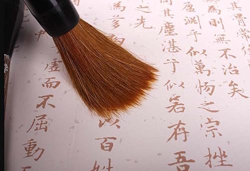 Miniatura 2 de Fendawn Strive Cepillo Kanji de caligrafía china de pelo de lobo japonés Sumi Dibujo Pluma 1 PCS (grande)