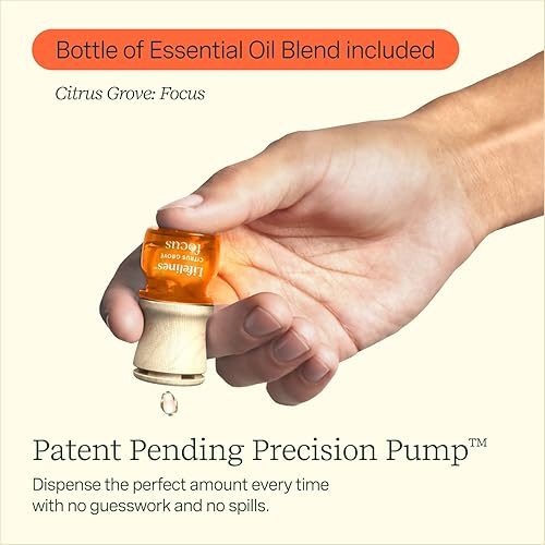 Miniatura 6 de Lifelines Paquete de 2 piedras táctiles de puesta a tierra con aroma y juego de aceites esenciales, difusores de aceite esencial portátiles con