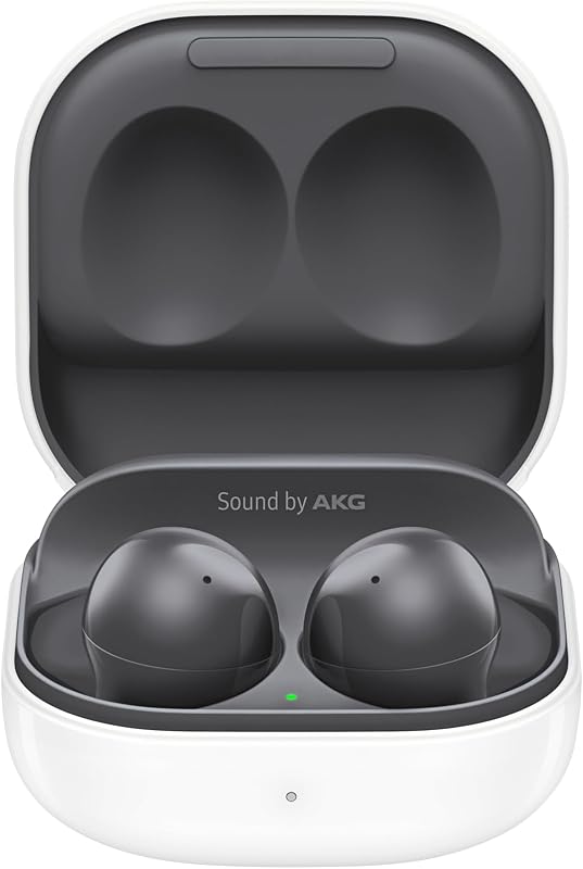 SAMSUNG Galaxy Buds 2 True Wireless Bluetooth Earbuds, Noise Cancelling, Comfort Fit In Ear, Auto Switch Audio, Long Battery Life, Touch Control, Graphite [US Version, 1Yr Manufacturer Warranty]