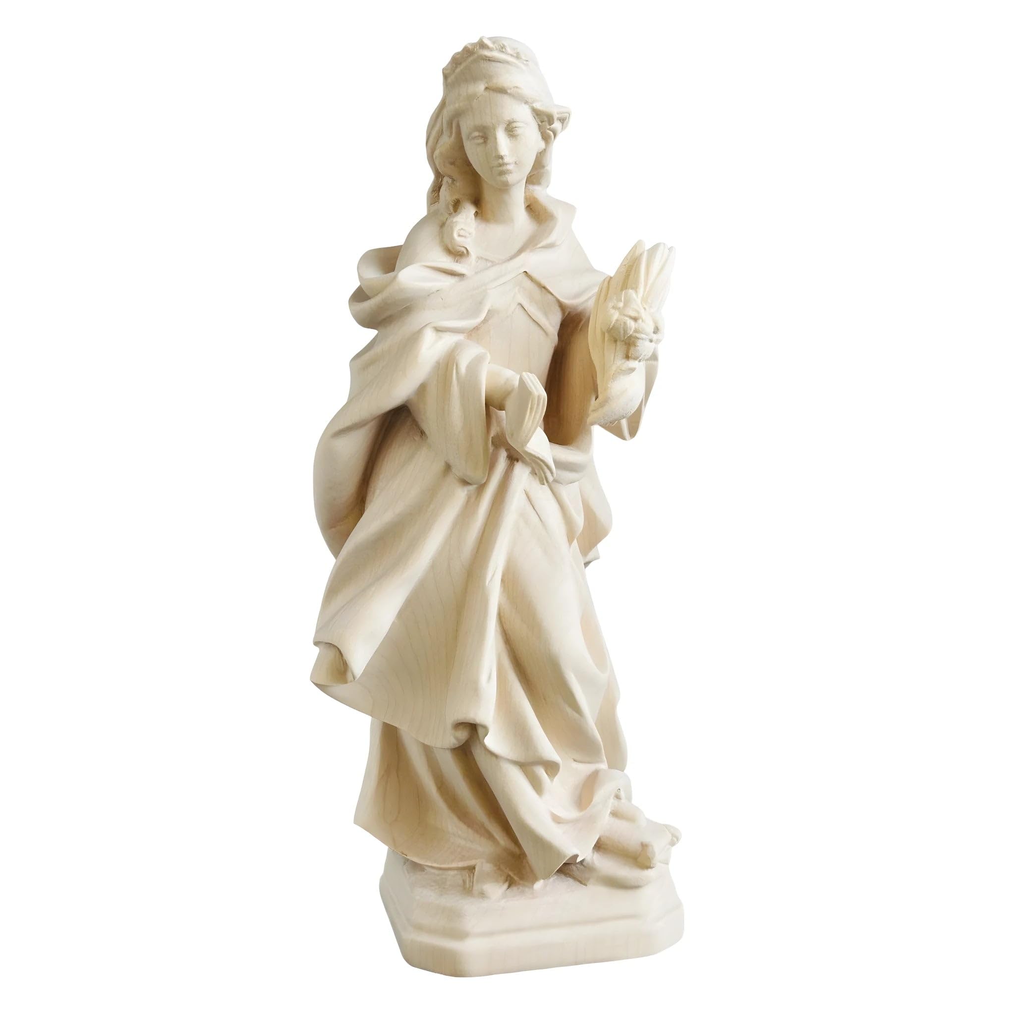 Dolfi | Santa Veronica: Życie wiary i tajemnicy 60 cm | Ręcznie barwione drewno w Val Gardena | Figurka szopki