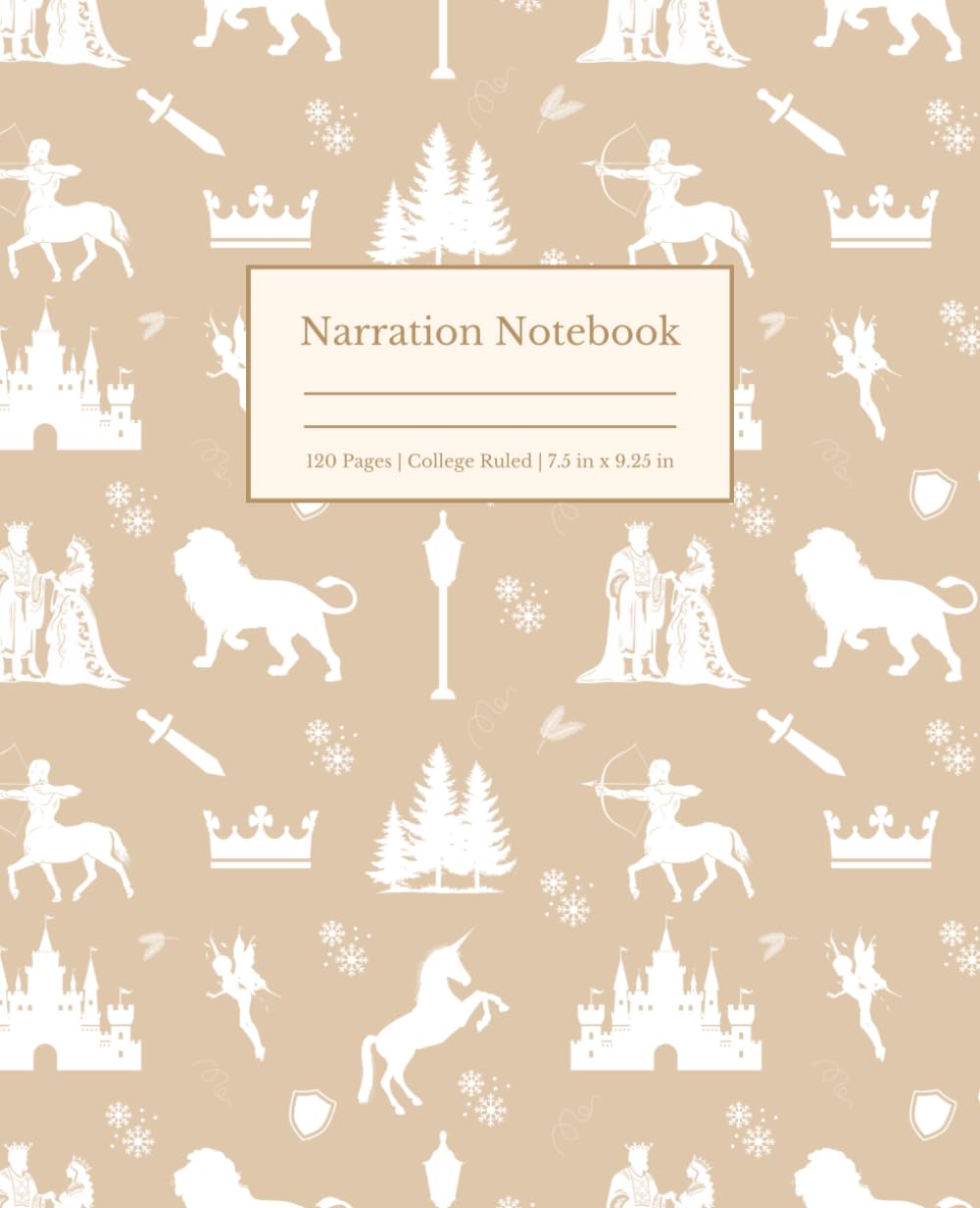 Narration Notebook College Ruled | Composition Notebook for Kids | Enchanted Forest: Narration Notebook | Tools for Charlotte Mason Homeschool