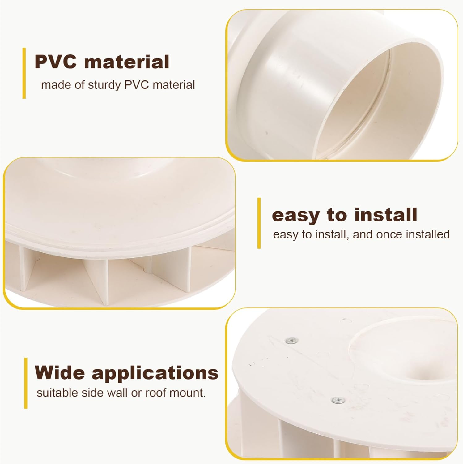 Rustproof Downspout Drain Funnel Rain Filter Gutter Diversion Kit for Downspout