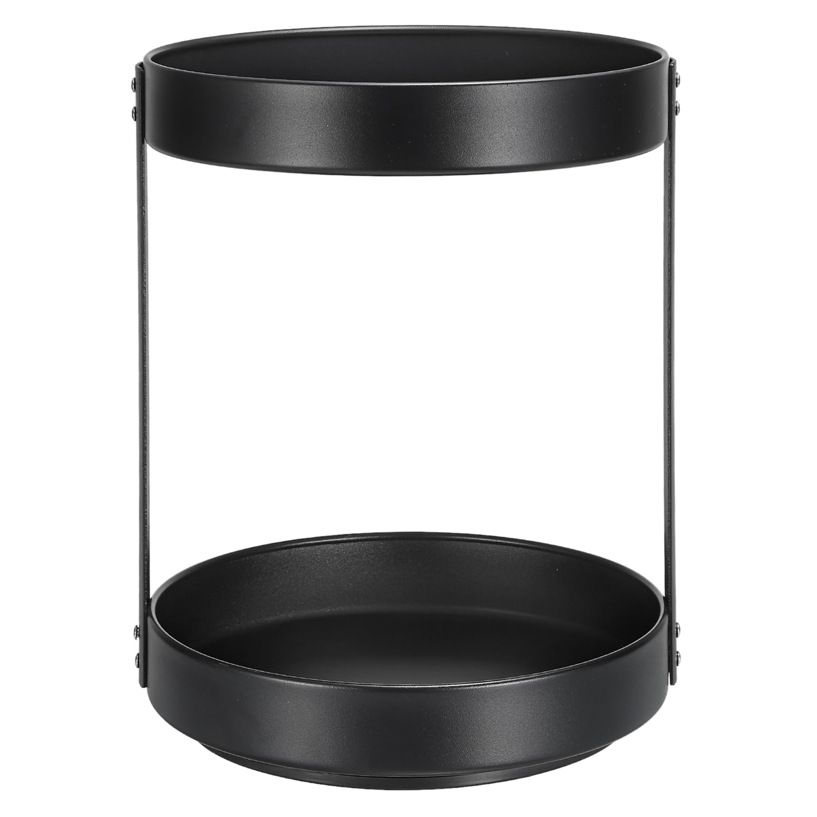 Organiseur rotatif Lazy Susan à 2 niveaux pour ranger le comptoir de cuisine
