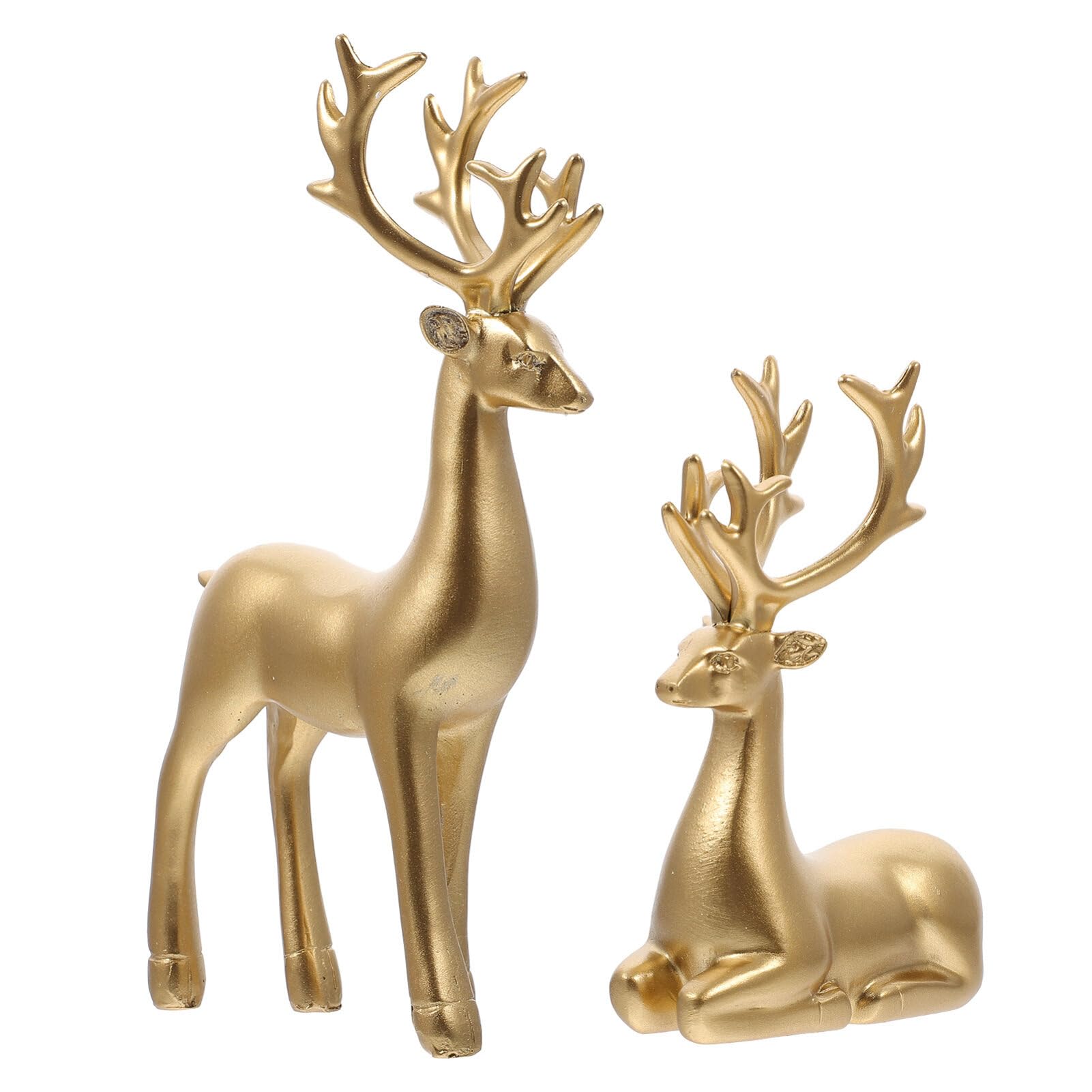 Lot de décoration de cerf pour bureau et table festive de Noël