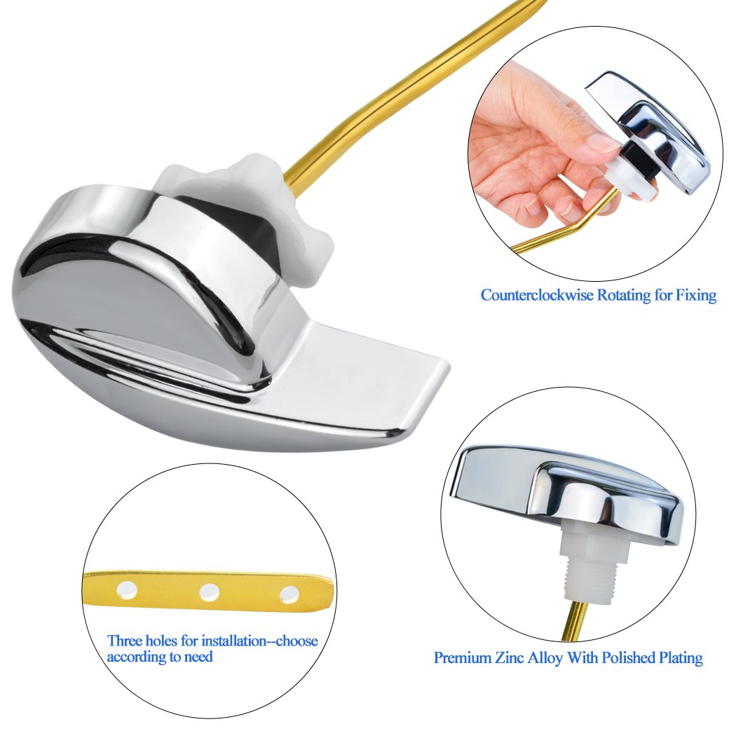 Buy Jmkcoz Angle Fitting Side Mount Toilet Flush Lever Handle for TOTO