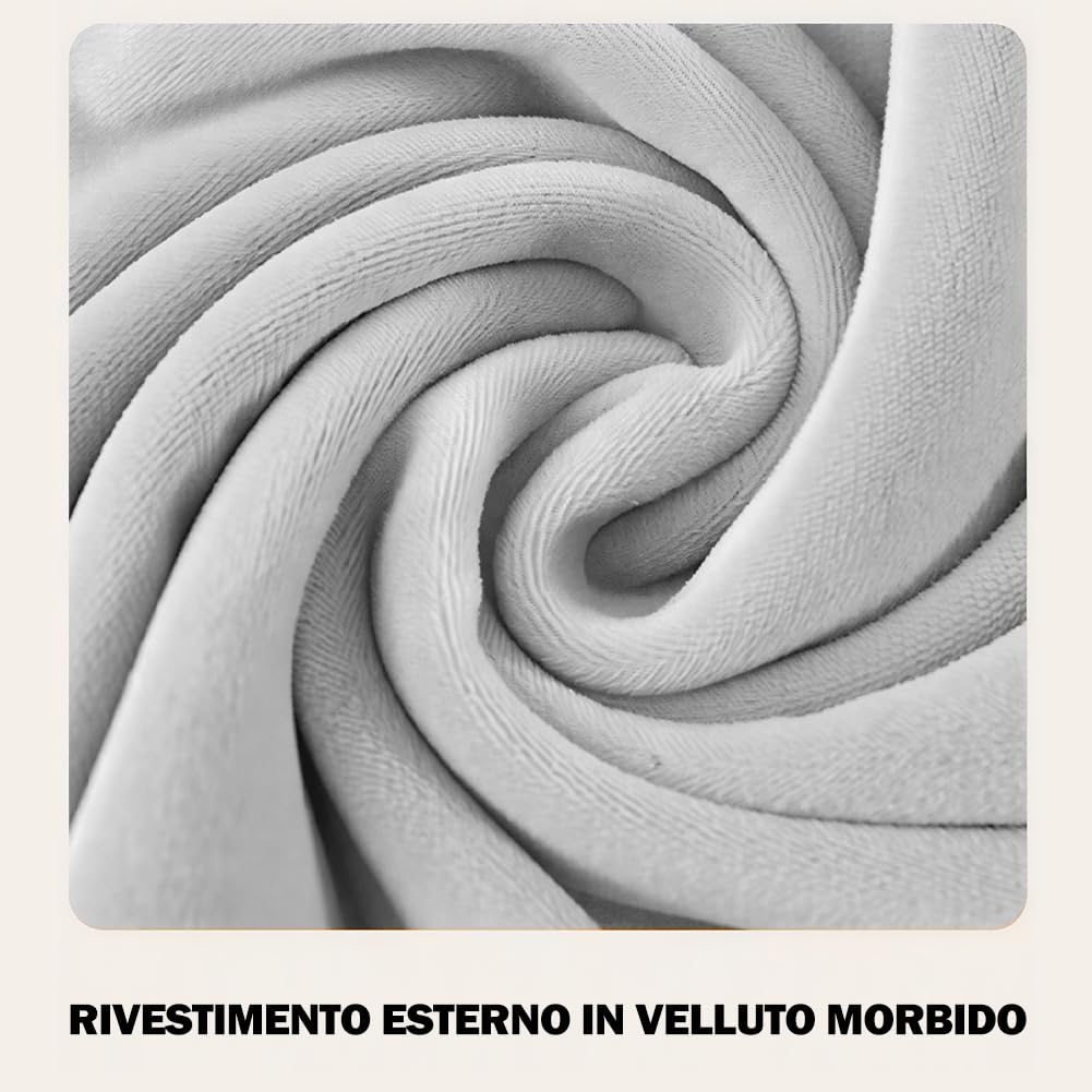 Shally Dogan Specchio Ondulato Figura Intera con Rivestimento Cornice in Velluto Premium, Specchietto Grande Asimmetrico per Decorazione Casa, Ufficio, Negozio, 60 x 160 cm (Bianco)
