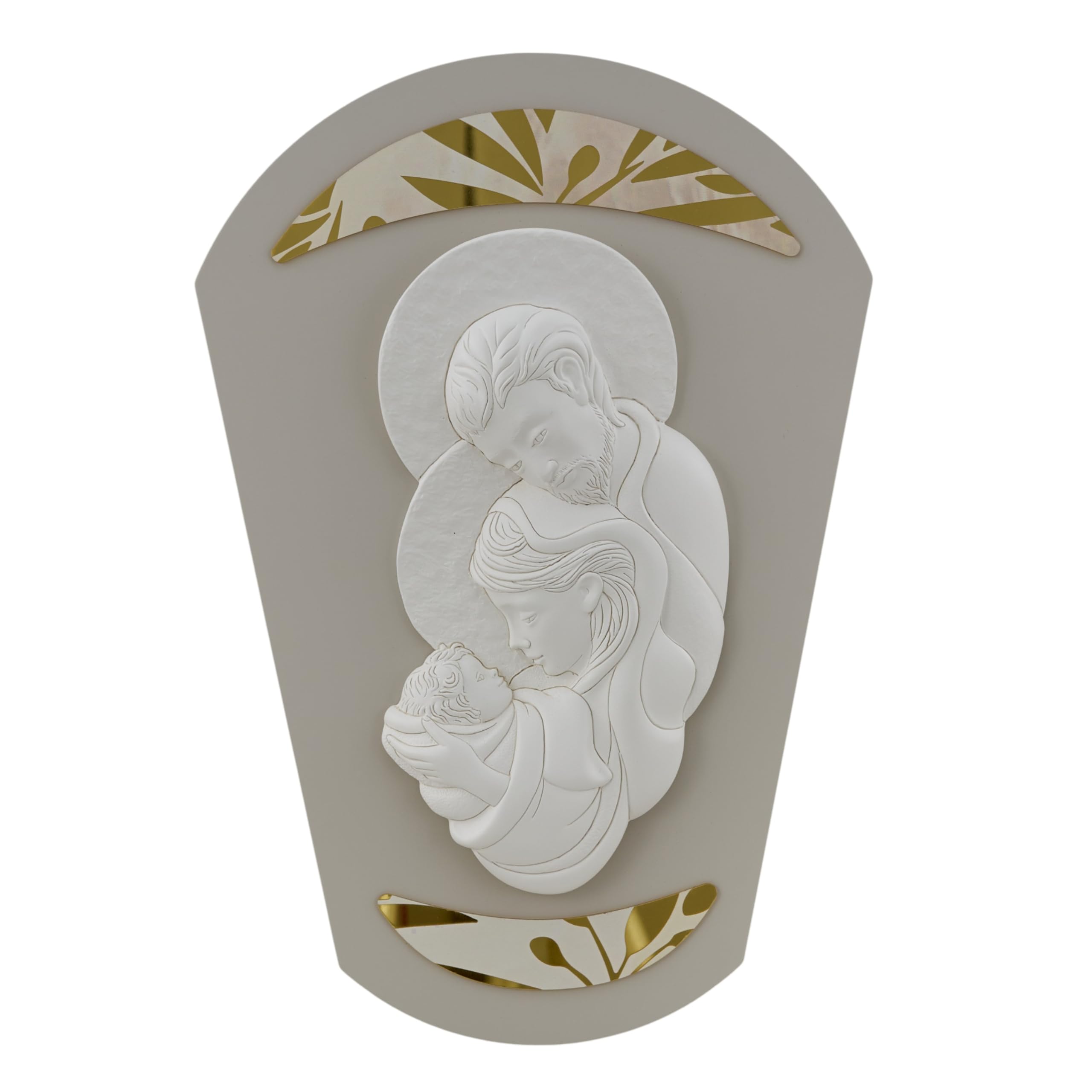 Doni Bomboniere Battesimo 1 pz Pannello Sagomato con Raffigurazione Sacra Cresima Matrimonio Famiglia Idee Regalo Complete Originali Economiche