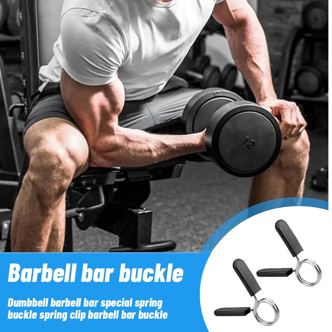 2 Pezzi 28 Mm Morsetti Per Bilanciere Palestra, Per Bilancieri E Manubri - Ratchet Clamps, Clips, Morsetti Con Clip Per Configurazione Rapida, Per Palestra, Powerlifting, Bodybuilding