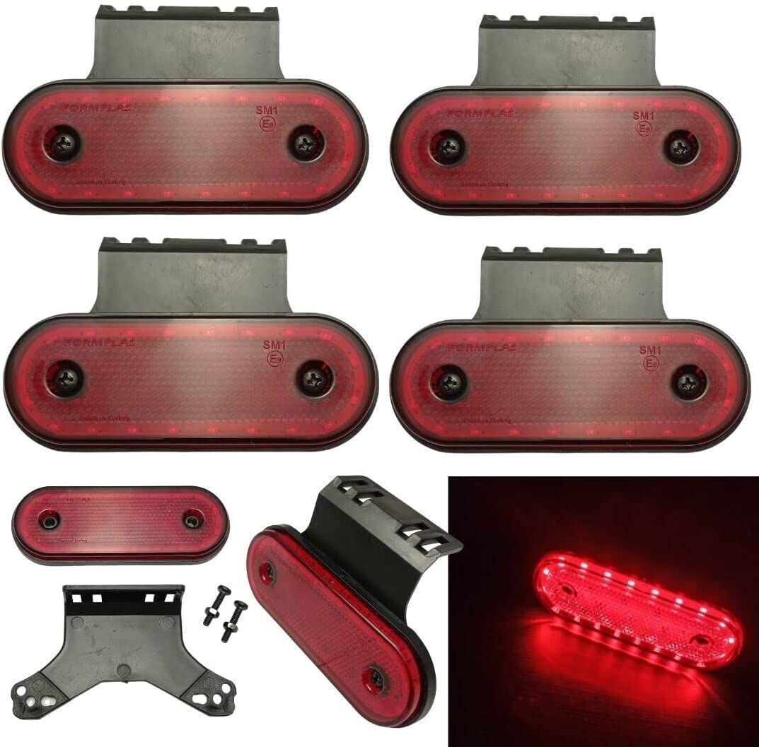 10 Luci Di Posizione LED Gialle Per Camion E Rimorchi - 12V/24V, 9 SMD - Foto 11